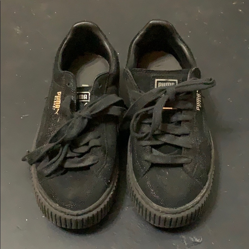 Black sneakers